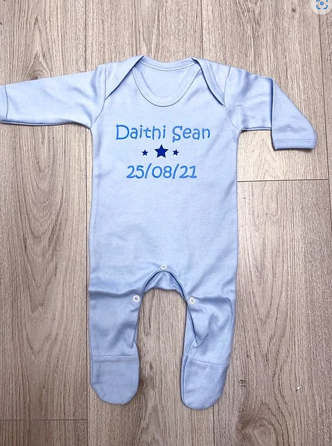 PERSONALISED BABY GROW