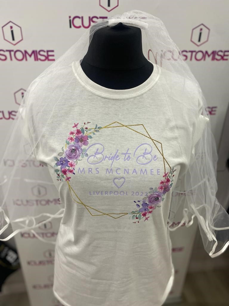 FLORAL BRIDE TO BE TEE