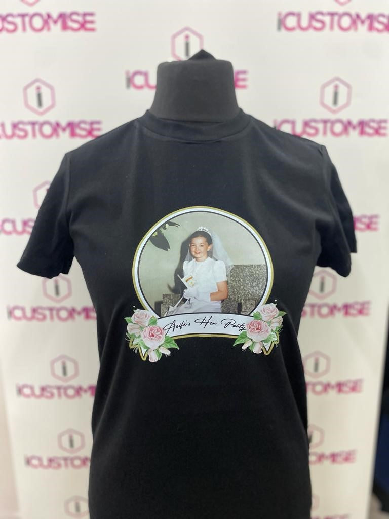 Cute Picture Hen Party Tee