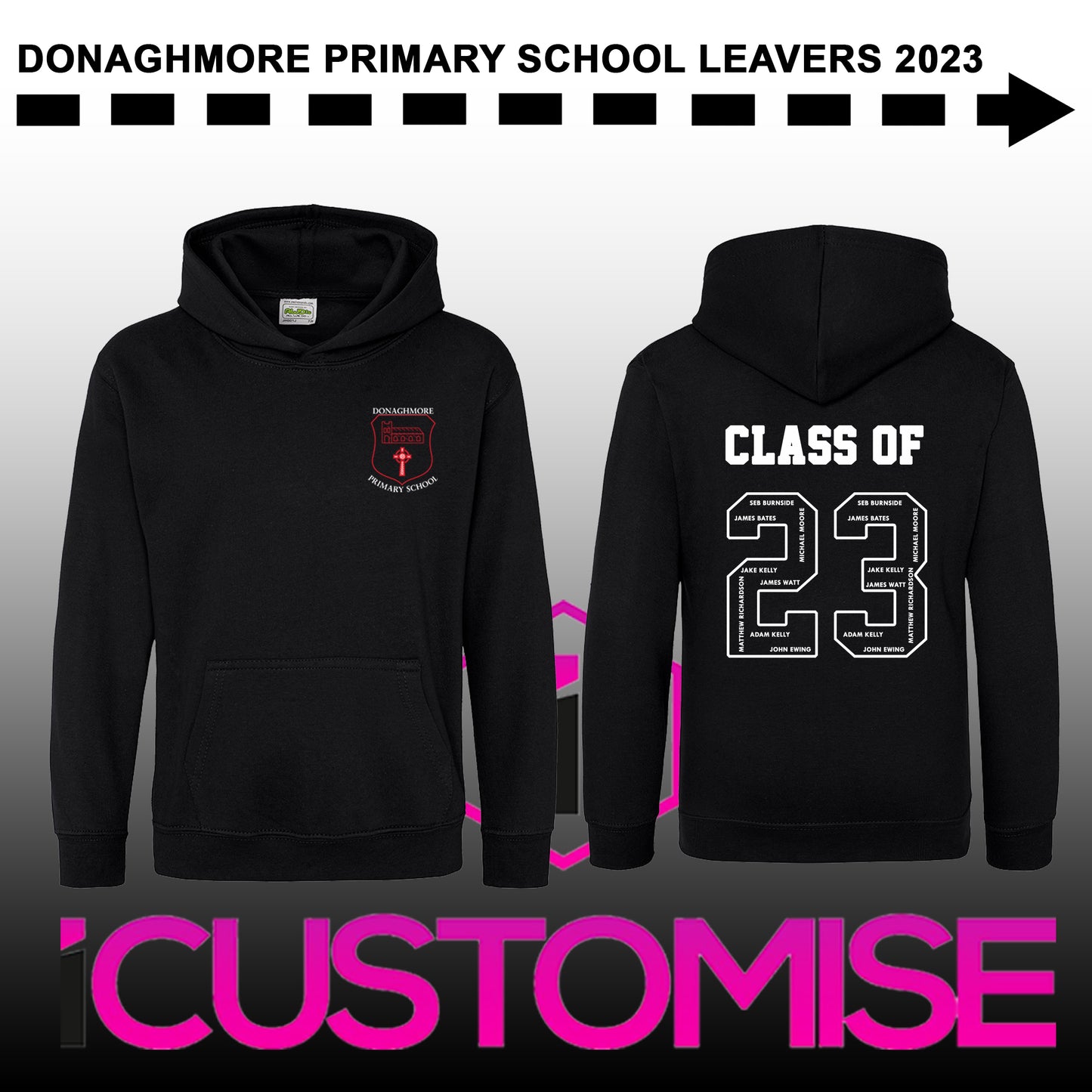 DONAGHMORE PS LEAVERS HOODIES 2023